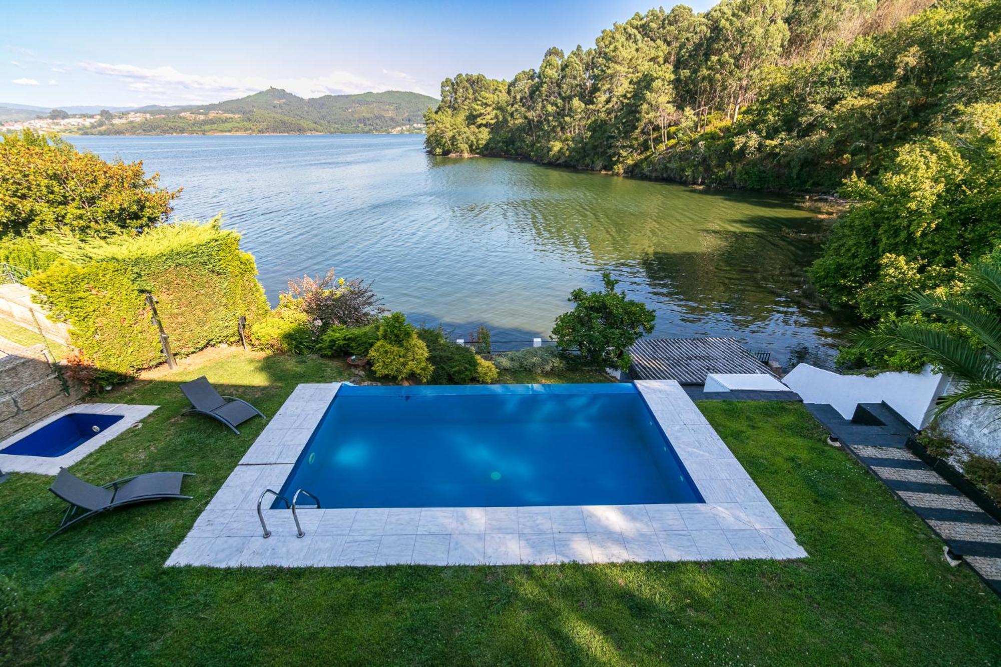 Espectacular Casa Vilaboa Pontevedra Bagian luar foto